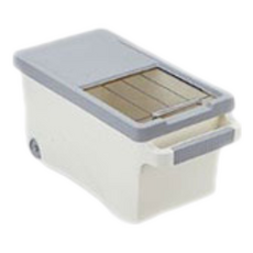 리빙듀오 스퀘어 손잡이 사료보관통, 1개