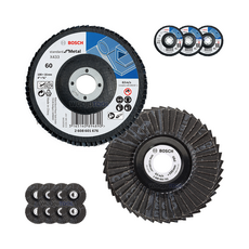 보쉬 플랩디스크 플랙서블 4(in) 100mm 휠페파 해바라기페파 180방 705, 플렉서블 타입(해바라기 페파), 1개