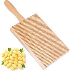 연인을 위한 롤러 패들 정통 셰이퍼 도구가 있는 뇨키 보드 및 파스타 메이커 나무 롤링