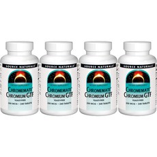 소스내추럴스 크롬메이트 크롬 GTF 200mcg 테블릿, 240개, 4개