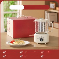 미니 전기 온수기 소형 가정용 온도조절 전기차포트, 800ml + 프리미엄판 수동장시간보온 선물, 기본 색상