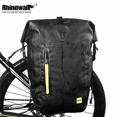 RHINOWALK 防水自行車後貨架包 PVC滌綸夾網布, 如圖所示, 1個