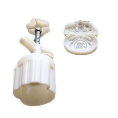 귀여운 후쿠부쿠로 월병 금형 손으로 누르는 차원 케이크 베이킹 도구, 2. 75g, 1개