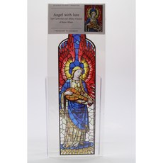 ICONART 彩色玻璃貼紙 聖喬治與龍 聖家堂風格透光鏡面裝飾, B