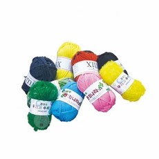 털실 연두 행주