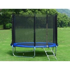 캠핑장 트램펄린 펜션 방방이 점핑 실외 풀빌라, 1개, 블루(직경 2.44m)