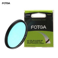 카메라 렌즈 필터 FOTGA 46 49 52 55 62 67 72 mm UIR 컷 DSLR 용 적외선 통과 X 선 IR U 호환, 72mm, 1개
