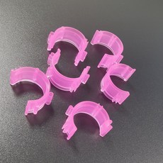 보빈 수집 실밥 수납 보빈 보빈 고정 클립 빠짐 방지, 핑크, 1개