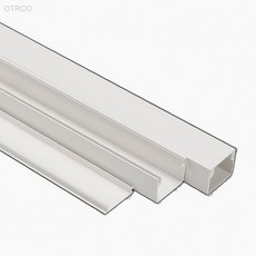LAN 배선닥트 80x60 백색 1M 사각덕트 전기덕트 케이블트레이, 상세페이지 기재