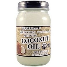 트레이더 조스 코코넛 오일 (2개 묶음) 각 473.2ml 병. Trader Joe's Coconut Oil (2 Pack) 16 Fl oz each Jar., 1개