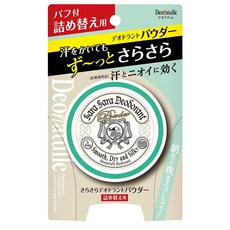 데오나츄레 사라사라 데오드란트 파우더 리필용 제라늄향 15g, 1개