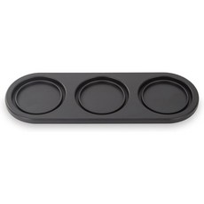 FinaMill 블랙 트리오 쌓을 수 있는 트레이 파이나밀 포드 3개용 향신료 랙 내구성 주방 정리함 BPA-Free 쉬운 세척 향신료를 깔끔하고 쉽게 보관 가정 및 선물 디어, Slate Trio