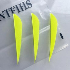 화살표 깃털 워터 양궁 슈팅, 1개, 19. 100 Fluor Yellow
