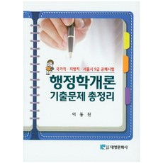 행정학개론 기출문제 총정리:국가직 지방직 서울시 9급 공채시험, 대영문화사, 편집부 저
