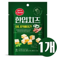 서울우유 한입치즈 어니언베이컨 1개, 35g