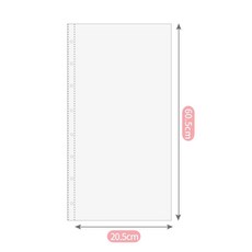슬로건 바인더 보관 세로형 가로형 북 판 세로 배너 사진, D. 60x20 크기의 별도 내부 페이지 25페이지