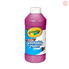 萌萌屋 【現貨】美國 繪兒樂 Crayola 可水洗兒童顏料 16OZ 2盎司 16盎司 兒童發揮創意 安全無毒, 1個