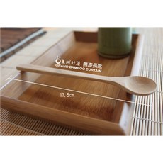 篁城餐具 小長湯匙 有漆/無漆款 簡約自然禪風系列 適用於開店餐廳 自用, 1個, 長匙-有漆款