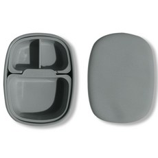 실리샵 국산 플래티넘 실리콘 도시락통 전자레인지용기 500ml, 1개, 미들그레이