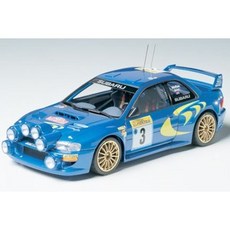 TAMIYA 田宮 1/24 Subaru Impreza WRC 1998 Monte Carlo 塑膠模型車 24199, 1個