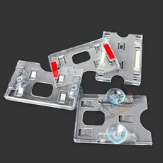 쇼피엔스 부착형 주차증케이스 차량주차증케이스, 압착고무형(세로)