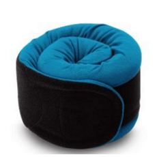 greysa 格蕾莎 涼感記憶頸枕 360度環狀包覆 吸濕排汗 台灣製造, 大藍