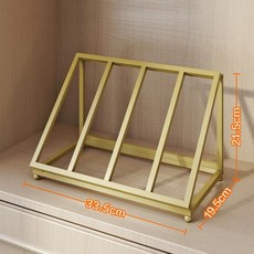 거치대 탁상 육각형 벌집 와인 디스플레이 와인진열대, 1개, 골드 도금 와인랙 4병