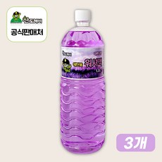 산도깨비 에탄올 워셔액 (1.8L) 라벤다향 - 3개