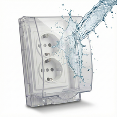 멘버 콘센트 안전 방수 커버, 1개