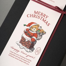 크리스마스 산타테디툰 띠지, 30개, 7x60cm