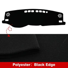Toyota RAV4 XA50 2019 2020 2021 2022 2023 대시 매트 Sun Shade Anti-UV 카펫 자동차 액세서리 자동차 대, 02 Black Polyester, 01 Left hand drive