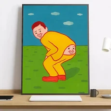 조안 코넬라 골키퍼 햄버거 야구 월 아트 캔버스 북유럽 포스터 프린트 벽 그림 거실 장식, [06] 40X50cm No Framed, [04] D, 1개