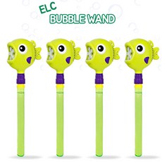이엘씨 버블완드 버블건 비누방울총, 버블완드 그린, 4개