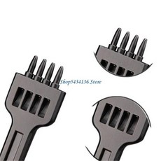 H7ED 가죽 공예 도구 펀치 핸드 홀 봉제 스티치 DIY 라운드, [02] H7ED8FF202596-4-6