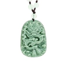 용 목걸이 버마 소원성취 여의주 펜던트 횡재수 재물운 개운템 드래곤 경옥 수기운, A. 자연스러운 보석 버마 버마 제이드 드래곤