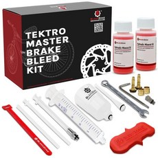 블리드존 마스터 블리드 키트 텍트로 유압 디스크 브레이크 120ml 미네랄 오일 TRP 브레이크용 공구, 깔때기