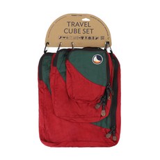 [티켓투더문] 버건디 다크그린 트래블 세트 파우치백