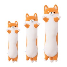 안고자는 대형 모찌 인형 베개 롱 쿠션 강아지 허스키 시바견 동물 바디필로우, 모찌 시바견_90cm, 모찌 시바견