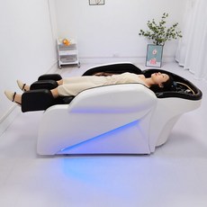 전동마사지 샴푸대 미용실 헤어샵 전신 안마 헤드스파 침대, 일체형/순환링+조명+안마