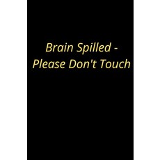 [ 1143747 ] 브레인 스필드 – 만지지 마세요: 긍정적 확언 동기 부여 및 영감 노트북 [페이퍼백]