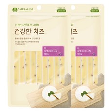 네츄럴랩 강아지 건강한 치즈 간식, 자색고구마 스틱, 100g, 2개