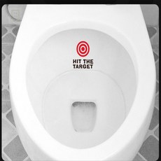 스토어-소유 변기 스티커 변기표적스티커