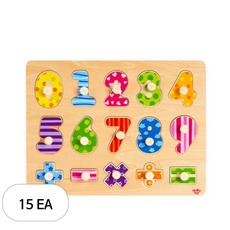 투키토이 숫자꼭지 퍼즐, 15개, 15피스