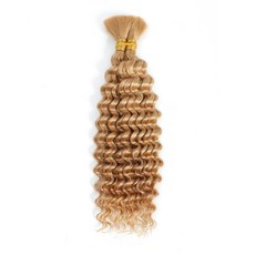 호환 딥 웨이브 벌크 의 머리카락 땋기용 씨실 없음 의 머리카락 Boho Braids 브라질 버진 확장 33, [00] 100g, [00] 20인치, [42] 27