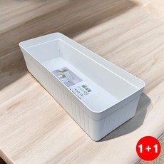 싱크대하부정리 주방수납 철제슬라이딩 소품 바스켓(1+1옵션 주문수량의 2배수량 배송), 1개, 상세페이지 참조