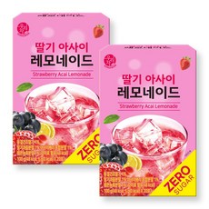 우리차 딸기 아사이 레모네이드 분말, 5g, 20개입, 2개