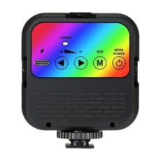 WL62 LED 迷你補光燈 / 口袋式全彩直播燈，適用於手機支架與三腳架組合, 1個, 【三色旗艦款】補光燈,[組合二] 雲台大力夾＋手機夾