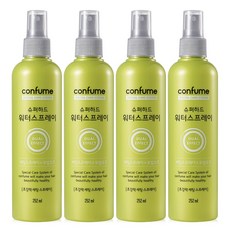 과일나라 컨퓸 슈퍼하드 워터스프레이, 252ml, 4개