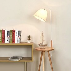 LED 테이블 장스탠드 원목 따뜻한 램프 조명 침실 거실장스탠드, A. 패브릭 램프 갓 따뜻한 LED