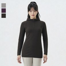 웨스트우드 여성 긴기장 후드 집업 티셔츠_WM4WCTS328